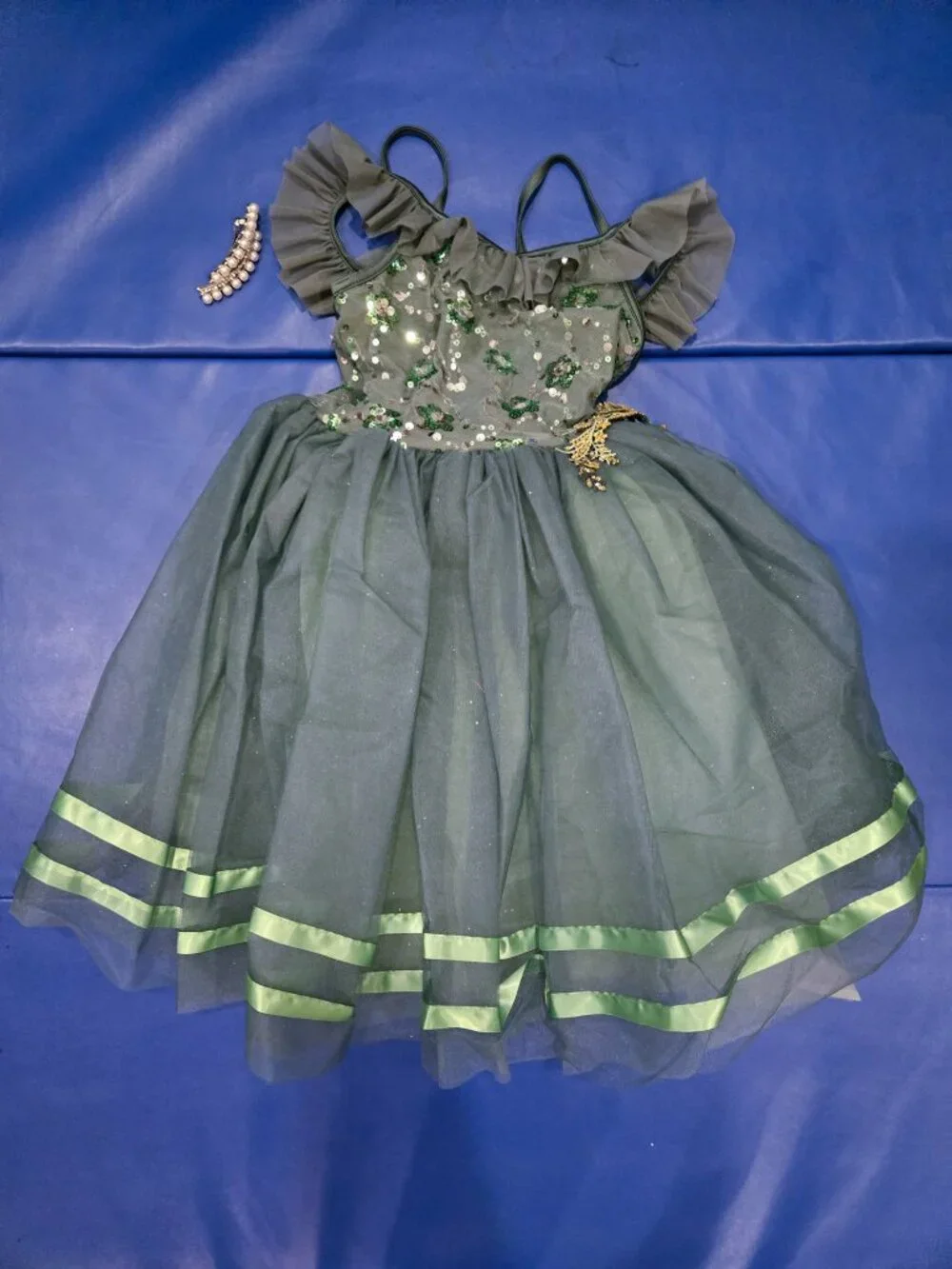 Weissman “Take a Leap” Green Sequin Ballet Dance
